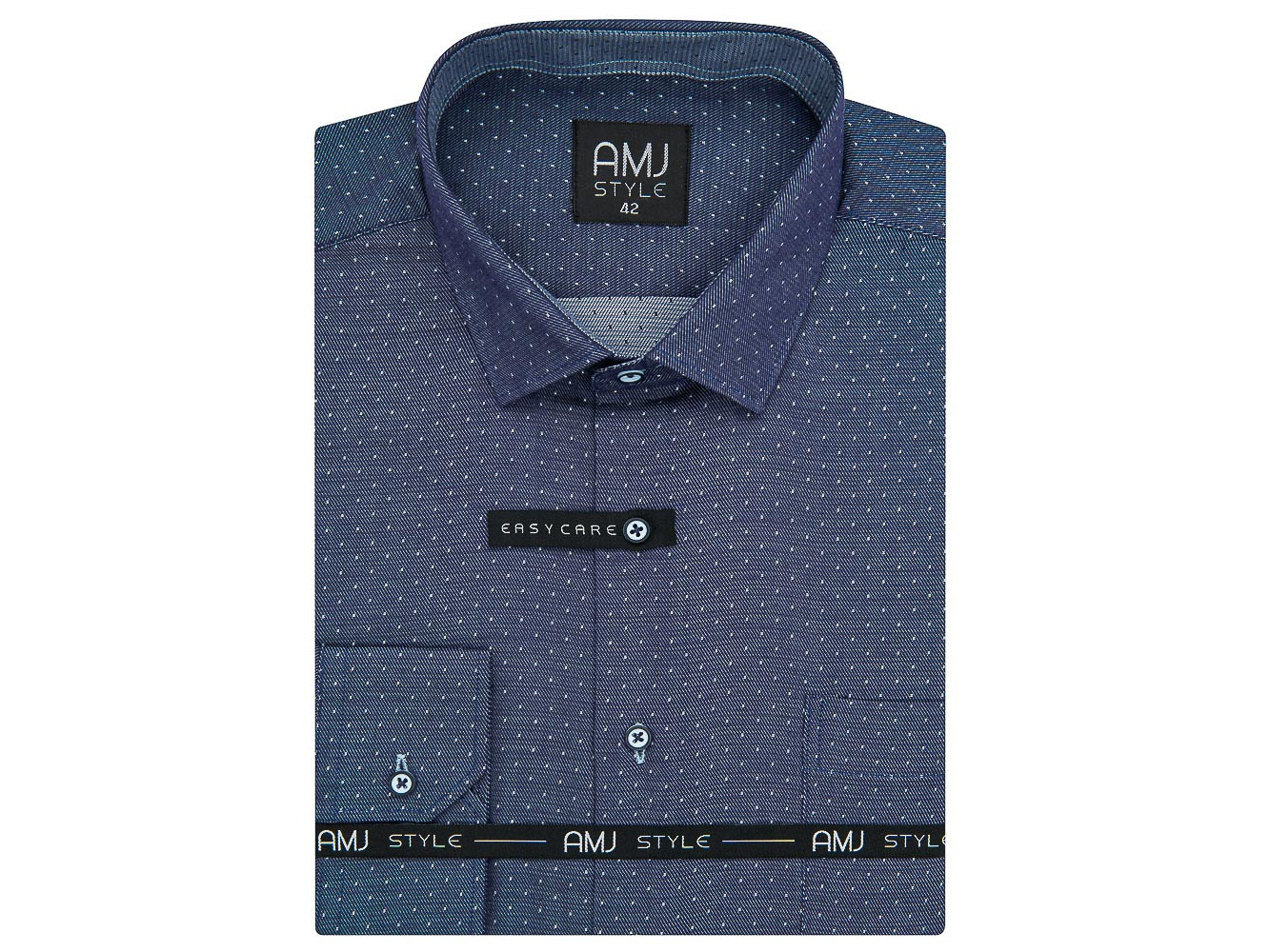 Pánská košile dlouhý rukáv AMJ VDR 1083 Classic Style Velikost: 53/54
