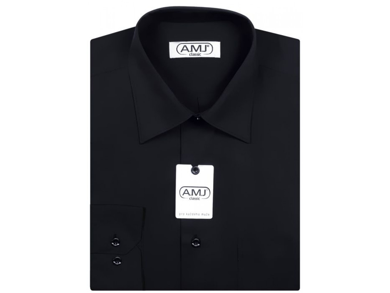 Pánská košile AMJ JDS 017 Slim Fit Velikost: 43