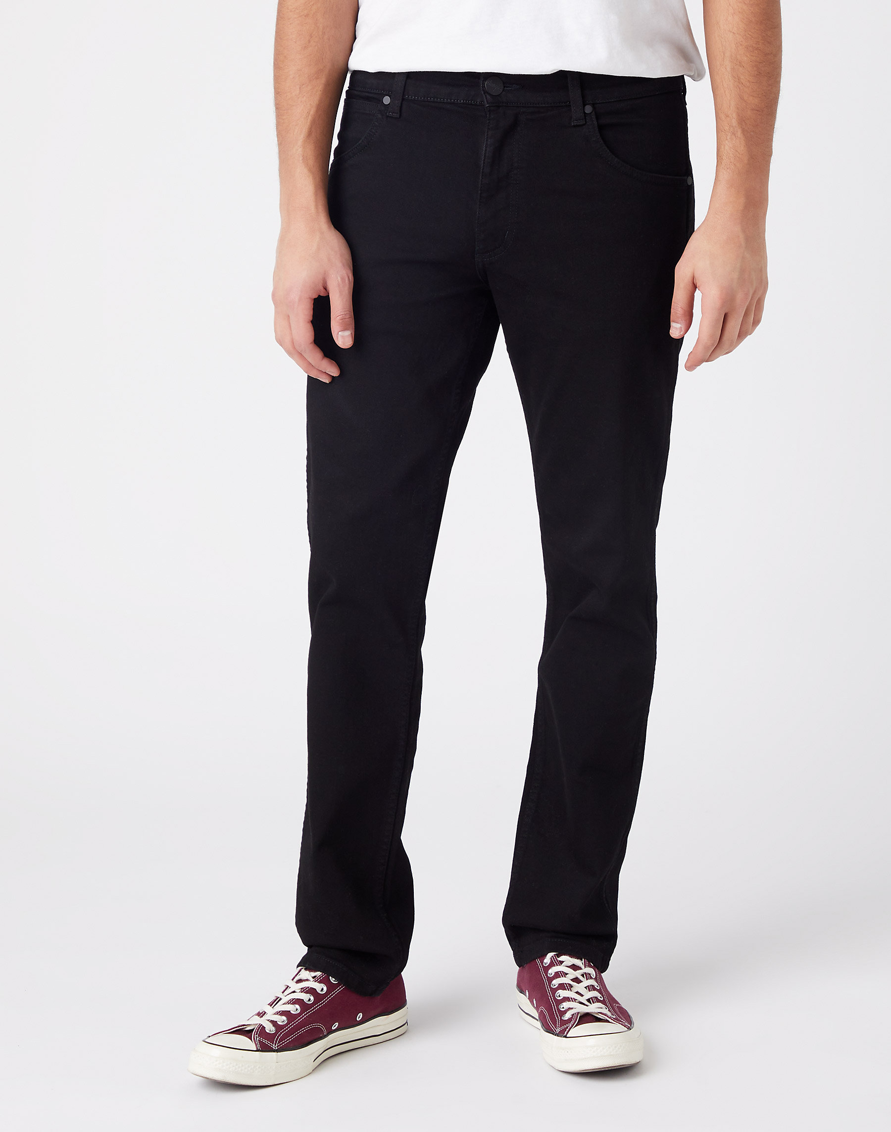 Pánské džíny WRANGLER W15QHP19A 112126921 GREENSBORO STRETCH Black Valley Velikost Pas/Délka: 50/32