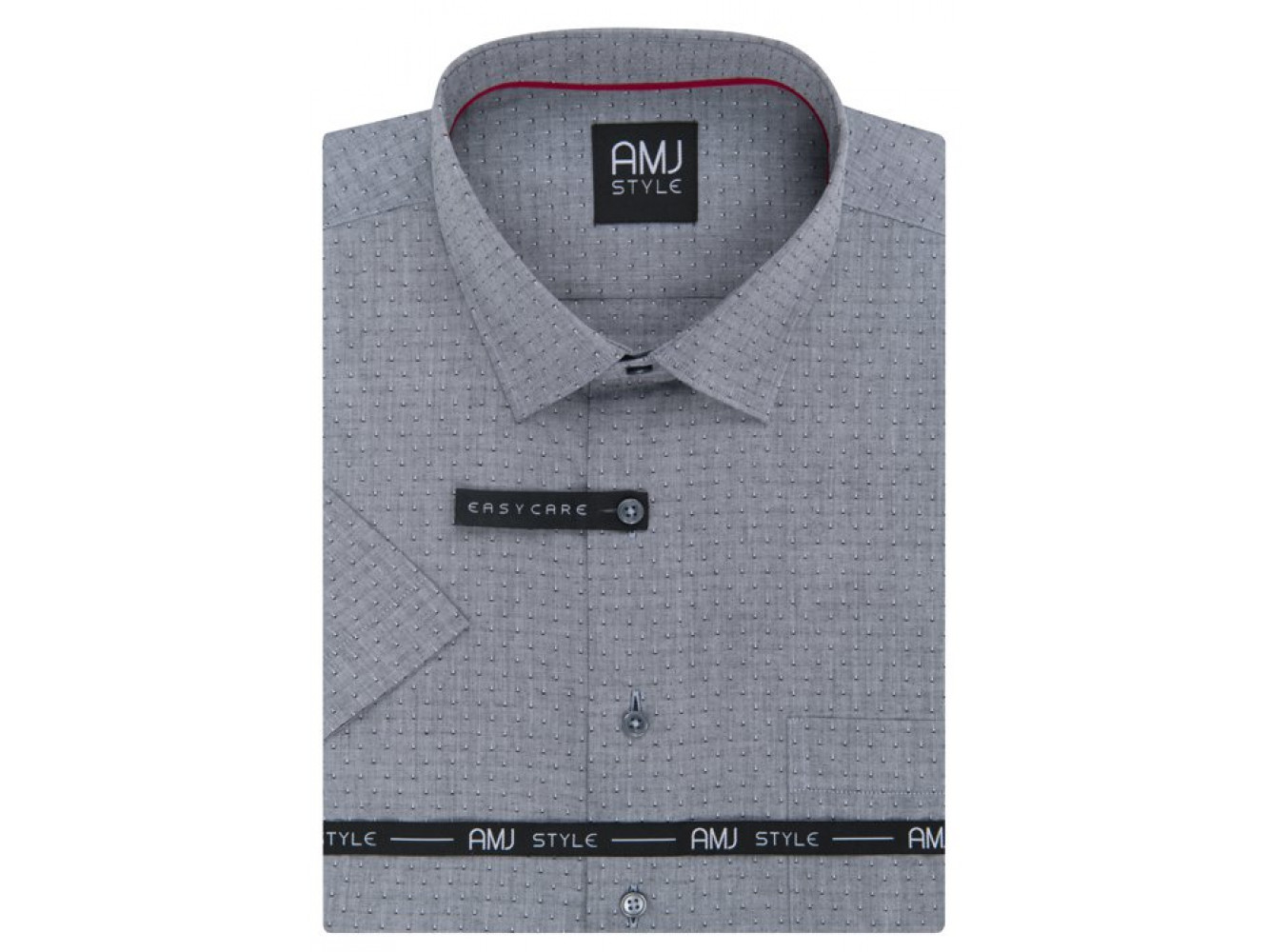 Pánská košile krátký rukáv AMJ VKR 969 Classic Style Velikost: 41