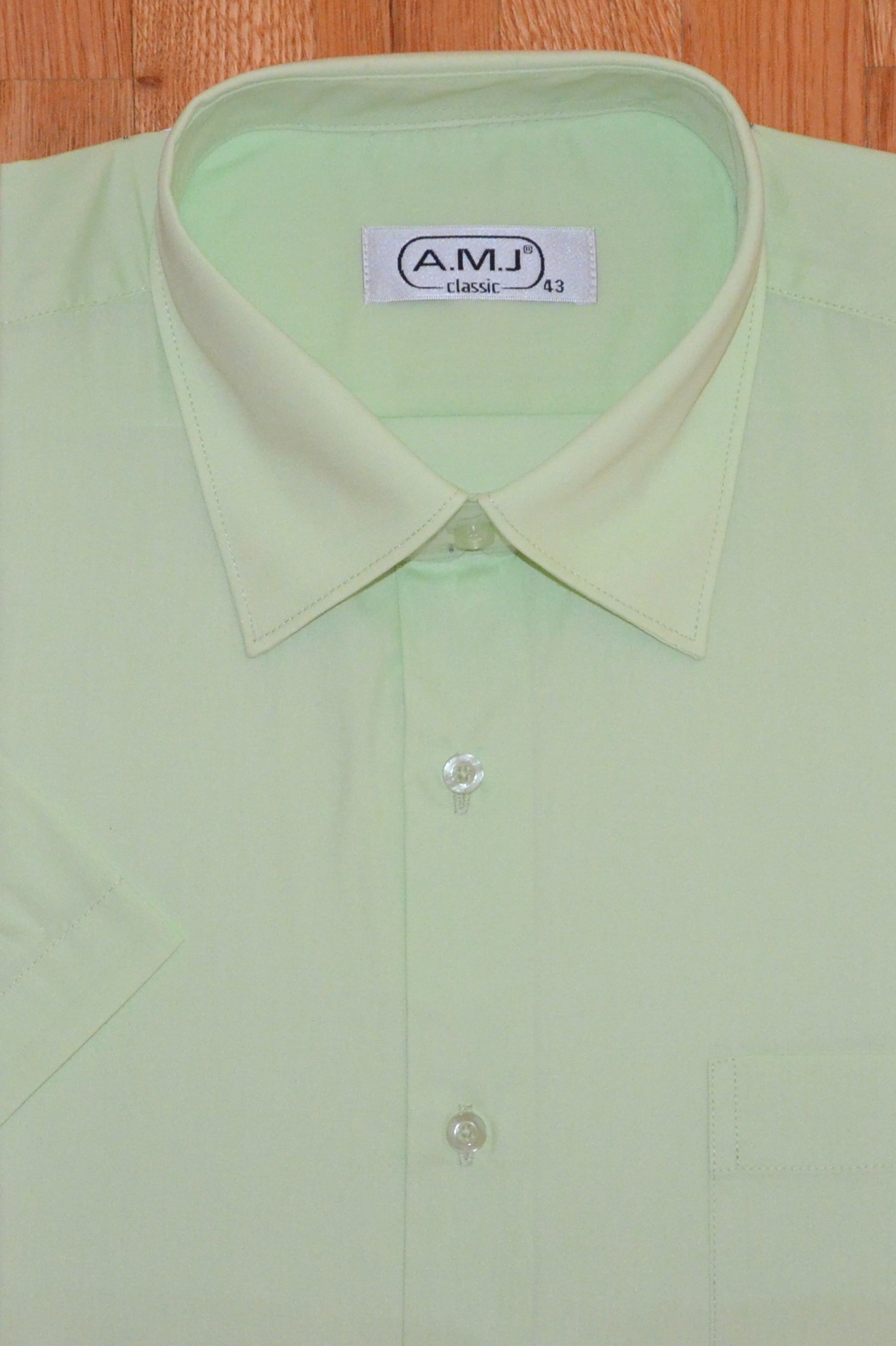 Pánská košile krátký rukáv AMJ JK 70 Classic Velikost: 42