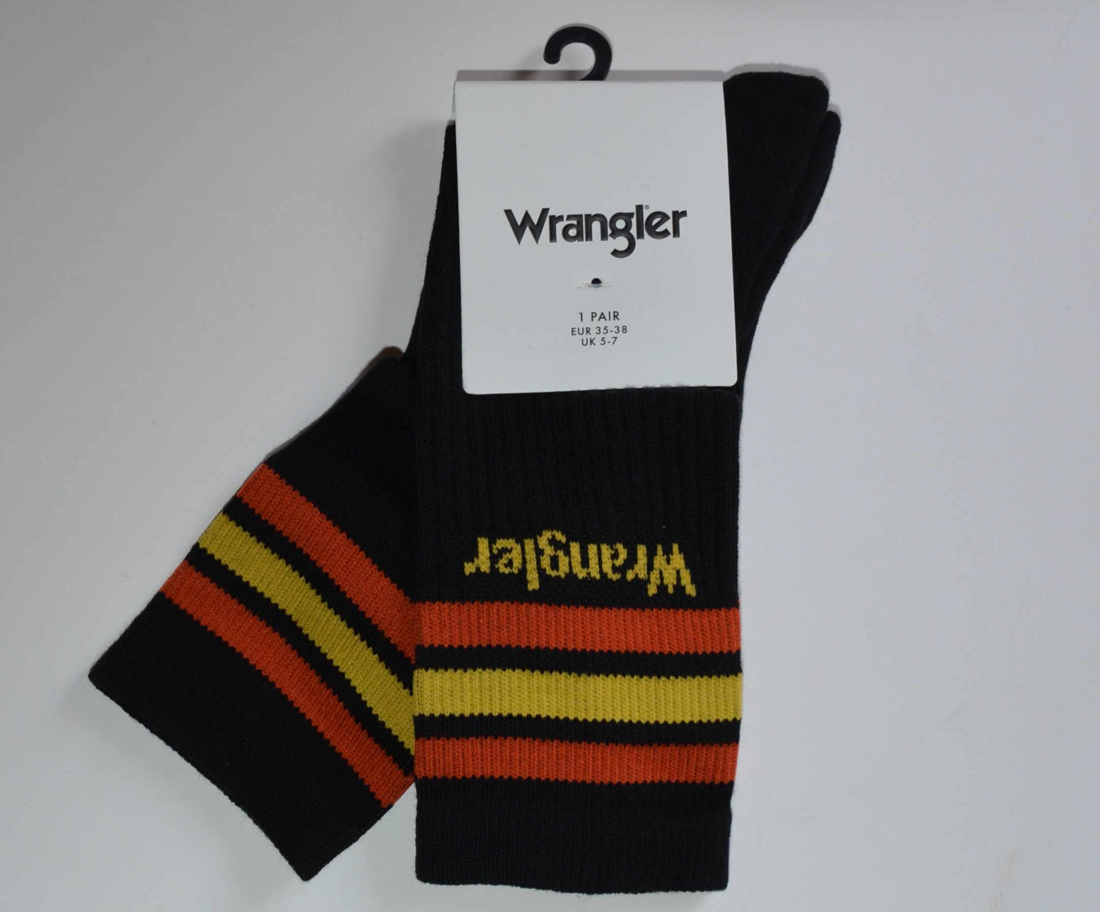 Pánské ponožky WRANGLER 1 pár černé Velikost: 39-42