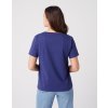 Dámské tričko WRANGLER W7N4D3B51 REGULAR TEE Blue Ribbon