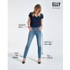 Dámské džíny LEE L305HA45 112106045 ELLY One Wash