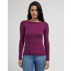 Dámské tričko dlouhý rukáv LEE LQ59IPA91 112341579 LS BOAT NECK TEE Foxy Violet