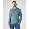 Pánská polokošile WRANGLER W7MJKHG03 112341119 LS REFINED POLO Deep Tail Green