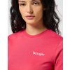 Dámské tričko WRANGLER 112355285 REGULAR TEE Raspberry Wine