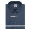 Pánská košile dlouhý rukáv AMJ VDBPSR 1422 Slim Fit Comfort Prodloužená