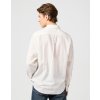 Pánská lněná košile dlouhý rukáv WRANGLER 112362907 1 PKT SHIRT White