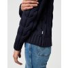 Dámský svetr WRANGLER 112370798 CABLE KNIT CREW Dark Navy