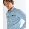 Pánská džínová košile WRANGLER 112378126 WESTERN SHIRT Riverbank