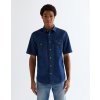 Pánská džínová košile krátký rukáv WRANGLER 112378127 SS WESTERN SHIRT Caroline Creek