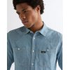Pánská džínová košile WRANGLER 112378119 CHAMBRAY SHIRT Indigo