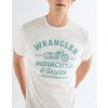 Pánské tričko WRANGLER 112377951 AMERICANA TEE Worn White