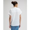 Dámská košile krátký rukáv LEE 112376977 S LOOSE UTILITY SHIRT Bright White