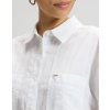Dámská košile krátký rukáv LEE 112376977 S LOOSE UTILITY SHIRT Bright White