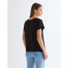 Dámské tričko WRANGLER 112378067 V NECK Black