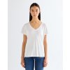 Dámské tričko WRANGLER 112378066 V NECK Bright White