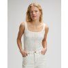 Dámské pletené tílko LEE 112379275 KNITTED TANK Ecru
