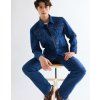 Pánská džínová bunda WRANGLER 112379708 COWBOY CUT JACKET Prewashed Indigo