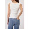 Dámské vroubkované tílko MONARI 410751 105 Cream Basic Top