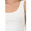 Dámské vroubkované tílko MONARI 410751 105 Cream Basic Top