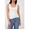 Dámské vroubkované tílko MONARI 410751 105 Cream Basic Top