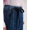 Džínová sukně LEE 112376743 MIDI SKIRT With Bow Seaside Trip