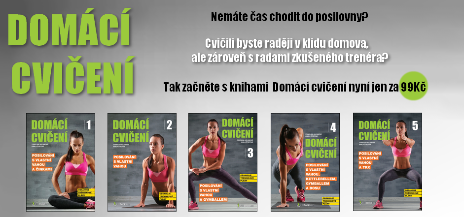Domácí cvičení - série knih - akce každá 99Kč