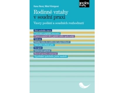 Rodinné vztahy v soudní praxi