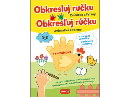 Obkresluj ručku/Obkresľuj rúčku Zvířátka z farmy/Zvieratká z farmy