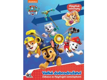 Zábava se třpytivými samolepkami Tlapková patrola