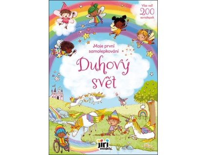 Moje první samolepkování Duhový svět
