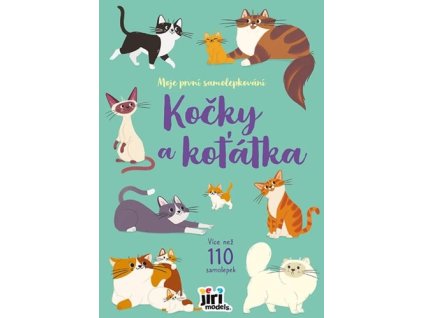Moje první samolepkování Kočky a koťátka