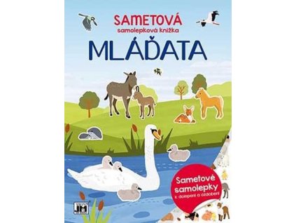 Sametová samolepková knížka Mláďata