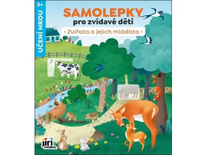 Samolepky pro zvídavé děti Zvířata a jejich mláďata