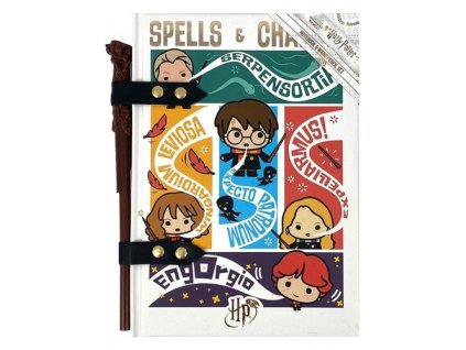 Harry Potter blok s perem Kawai