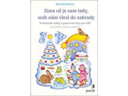 Zima už je zase tady, sníh nám vlezl do zahrady