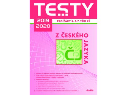 Testy 2019-2020 z českého jazyka pro žáky 5. a 7. tříd ZŠ