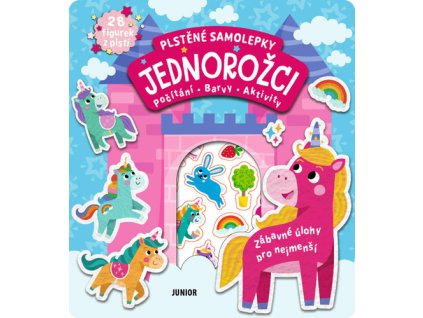 Plstěné samolepky Jednorožci