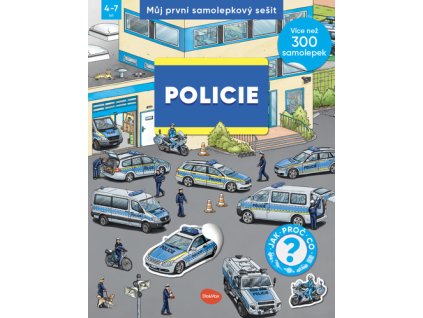Můj první samolepkový sešit Policie