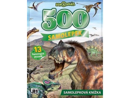Samolepková knížka 500 Dinosauři