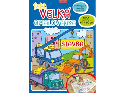 Fakt velká omalovánka Stavba