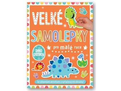 Velké samolepky pro malé ruce Dino ostrov