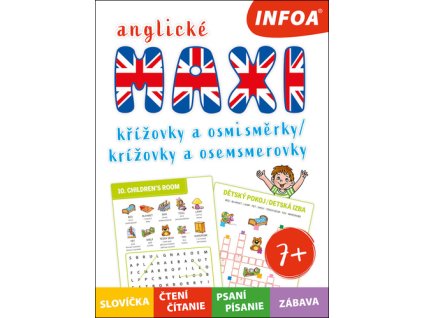 Maxi anglické křížovky a osmisměrky/krížovky a osemsmerovky