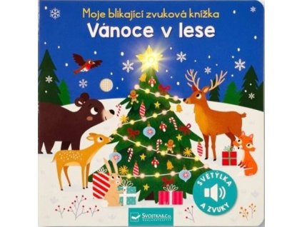 Moje blikající zvuková knížka Vánoce v lese