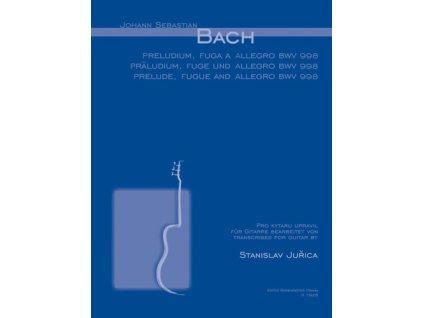 Preludium, fuga a allegro BWV 998