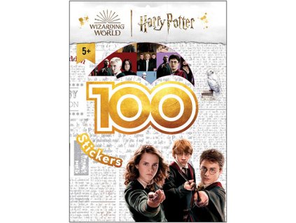 100 samolepek s omalovánkovými listy Harry Potter
