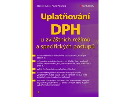 Uplatňování DPH u zvláštních režimů a specifických postupů