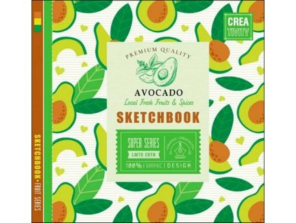 Sketchbook AVOCADO 20 x 20 cm